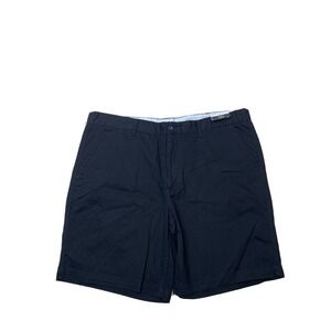 Men's St. Johns Bay Chino Flat Front Short Black Size‎ Tag 42 Approx 44x9